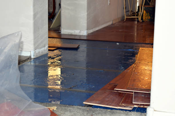 Professional Sewage Cleanup technician working in Hesperia, CA